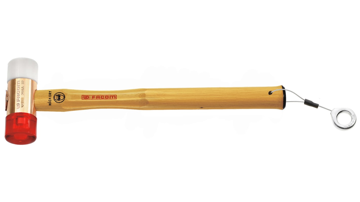 Mazo Facom de 640g, bocas intercambiables, de Neopreno, Nylon, Poliuretano, Ø 40.0mm