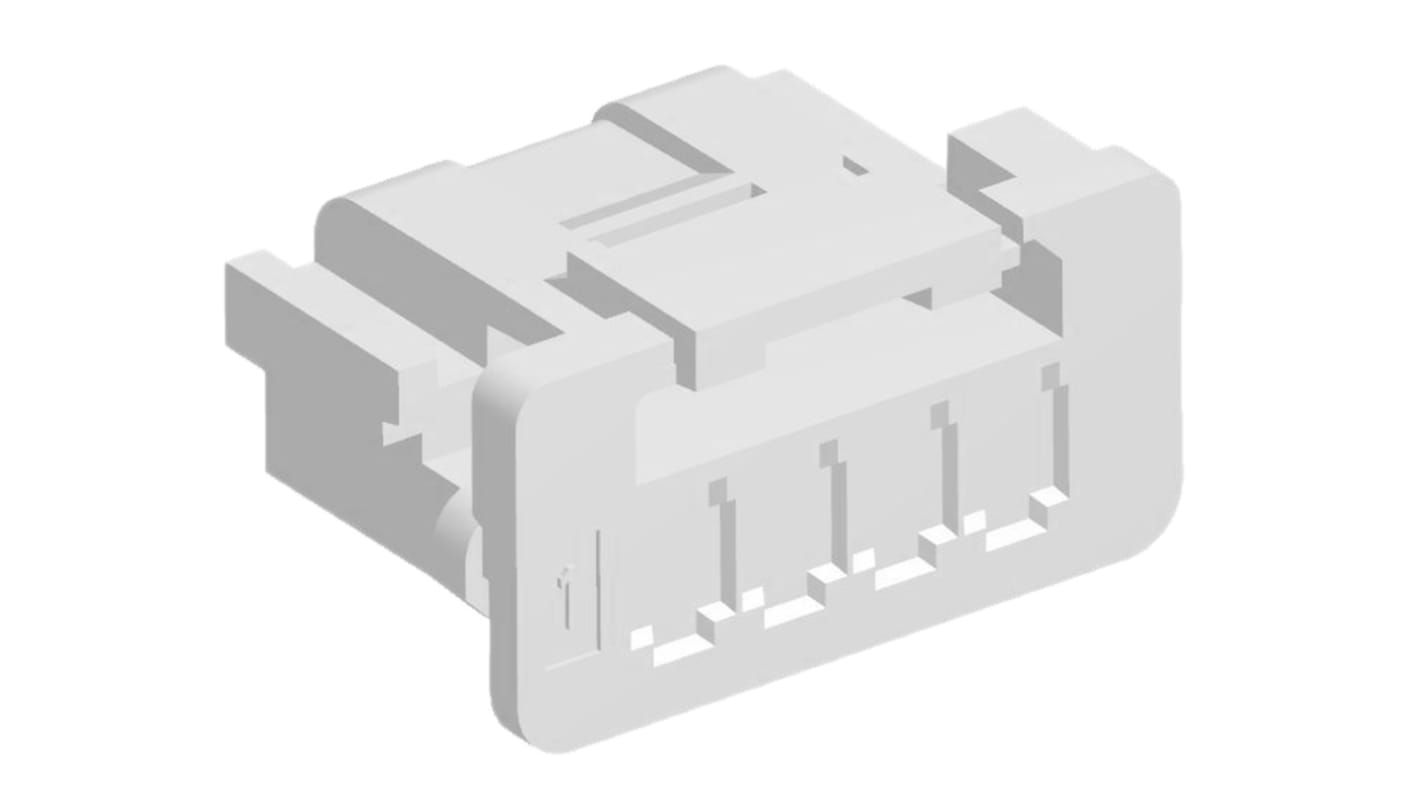 Boitier de connecteur Femelle, 4 contacts 1 rang , pas 2mm, Montage sur câble, série DuraClik ISL