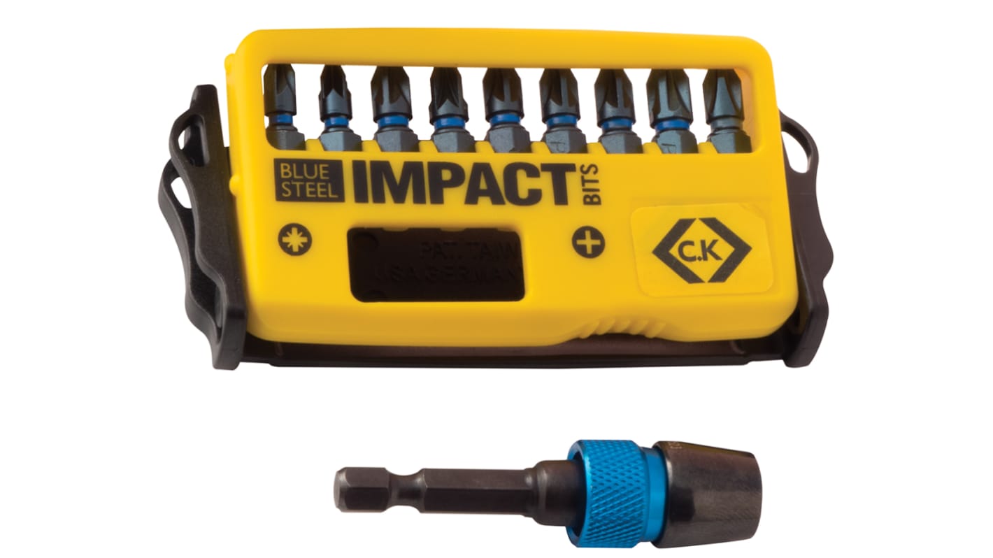 CK Impact Bit Set 10 Pieces, Phillips, Pozidriv