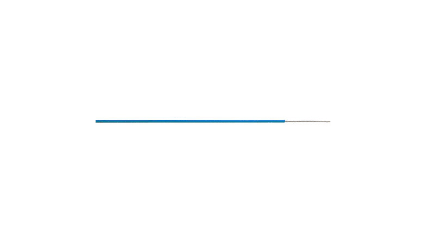 Zapojovací vodič plocha průřezu 0,22 mm², typ kabelu: Pro náročné prostředí, Modrá, 250 V 250m 24 AWG AXINDUS