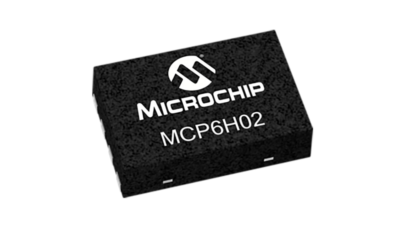 Amplificatore operazionale Microchip, , SMD, alimentazione doppia/singola, TDFN