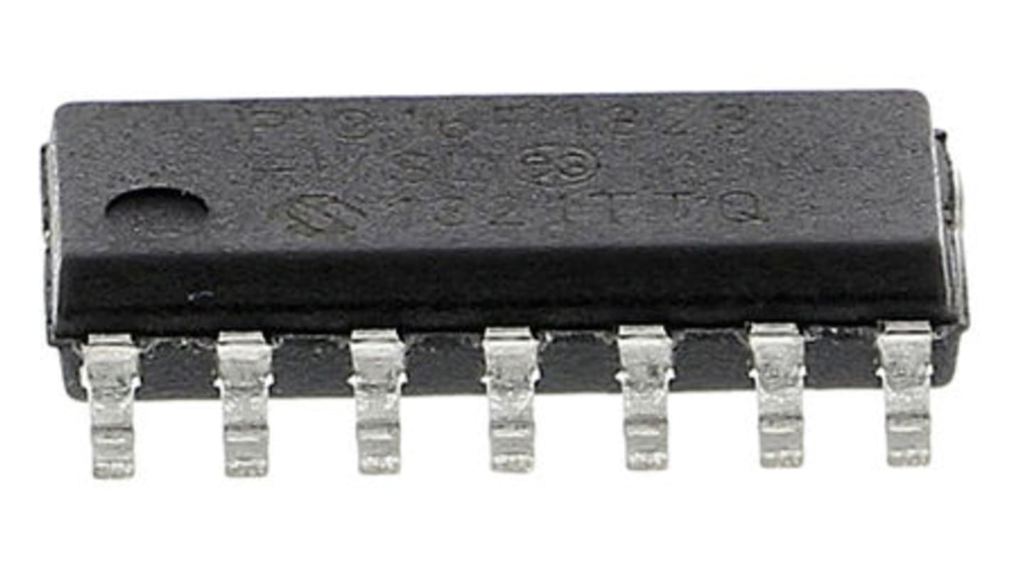 Microcontrolador Microchip PIC16F1823-I/SL, núcleo PIC de 8bit, RAM 128 B, 32MHZ, SOIC de 14 pines