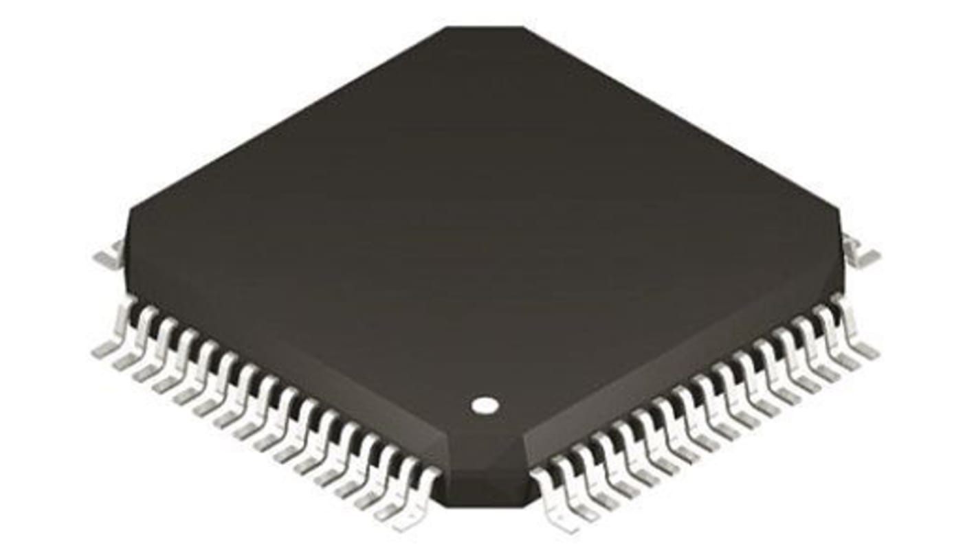 Microchip, 16bit PIC, PIC24EP Microcontroller, 140MHz, 586 kB Flash, 64-Pin TQFP