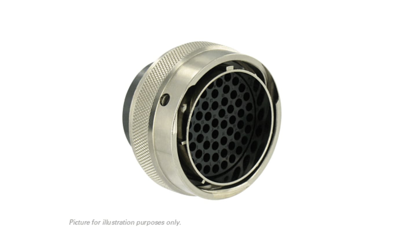 Souriau Circular Connector, 61 Contacts, Cable Mount, Socket, Male, IP67, IP68, IP69K, UT0W Series