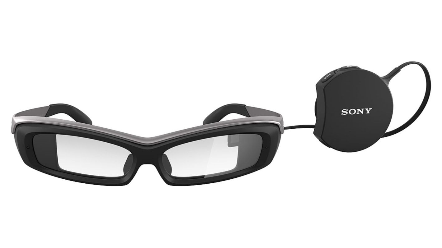 ソニー, グラフィックディスプレイ開発キット ウェアラブルディスプレイ デモンストレーションキット Smart Eyeglass - Japan