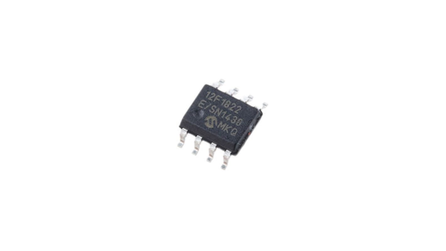 Microcontrolador Microchip PIC12F1822-E/SN, núcleo PIC de 8bit, RAM 128 B, 32MHZ, SOIC de 8 pines