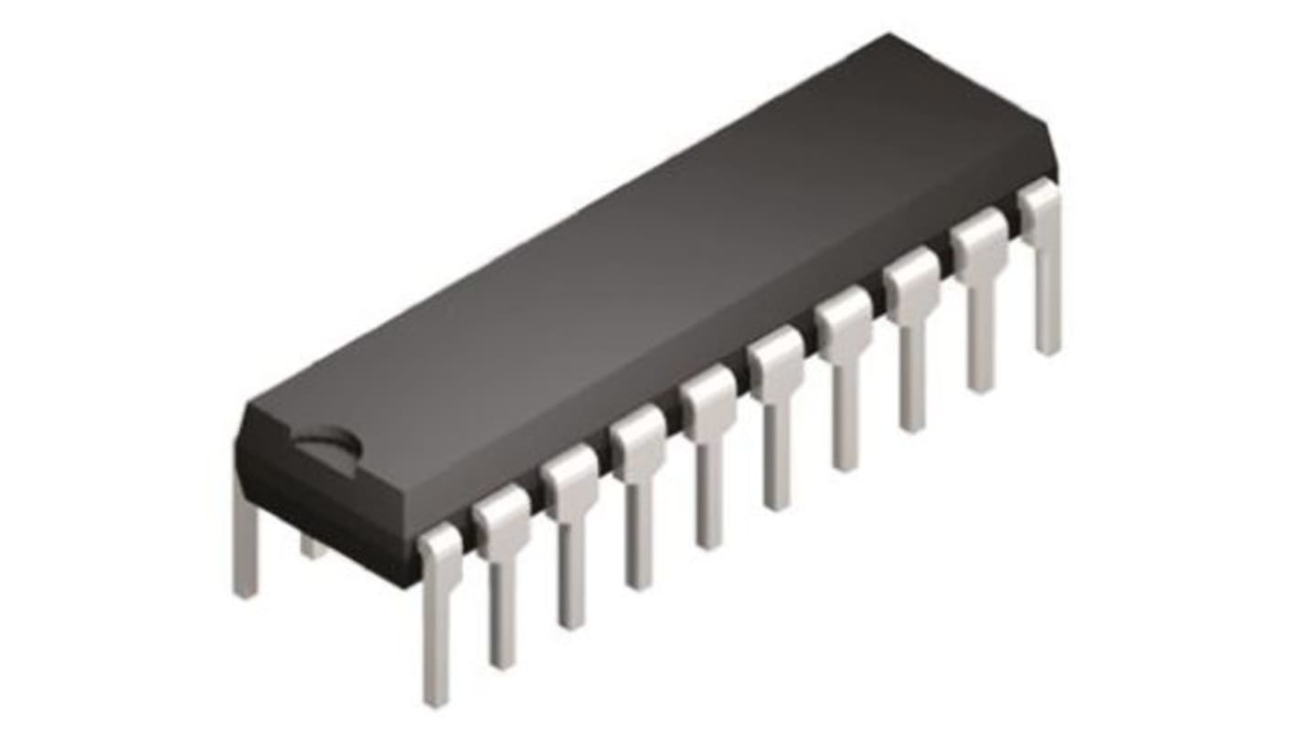 Microchipマイコン, PIC, 20MHz, 2048, フラッシュ, 20-Pin PDIP