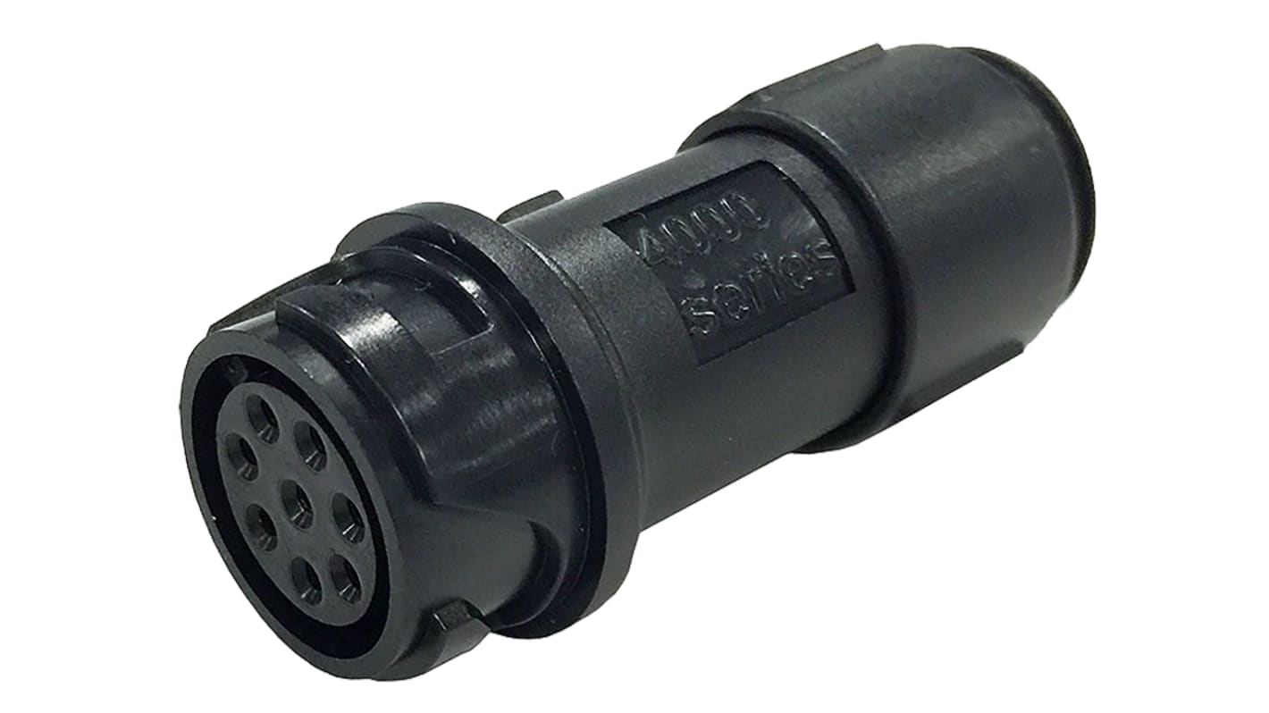 Bulgin Circular Connector, 8 Contacts, Cable Mount, Miniature Connector, Socket, Male, IP66, IP68, IP69K, Buccaneer
