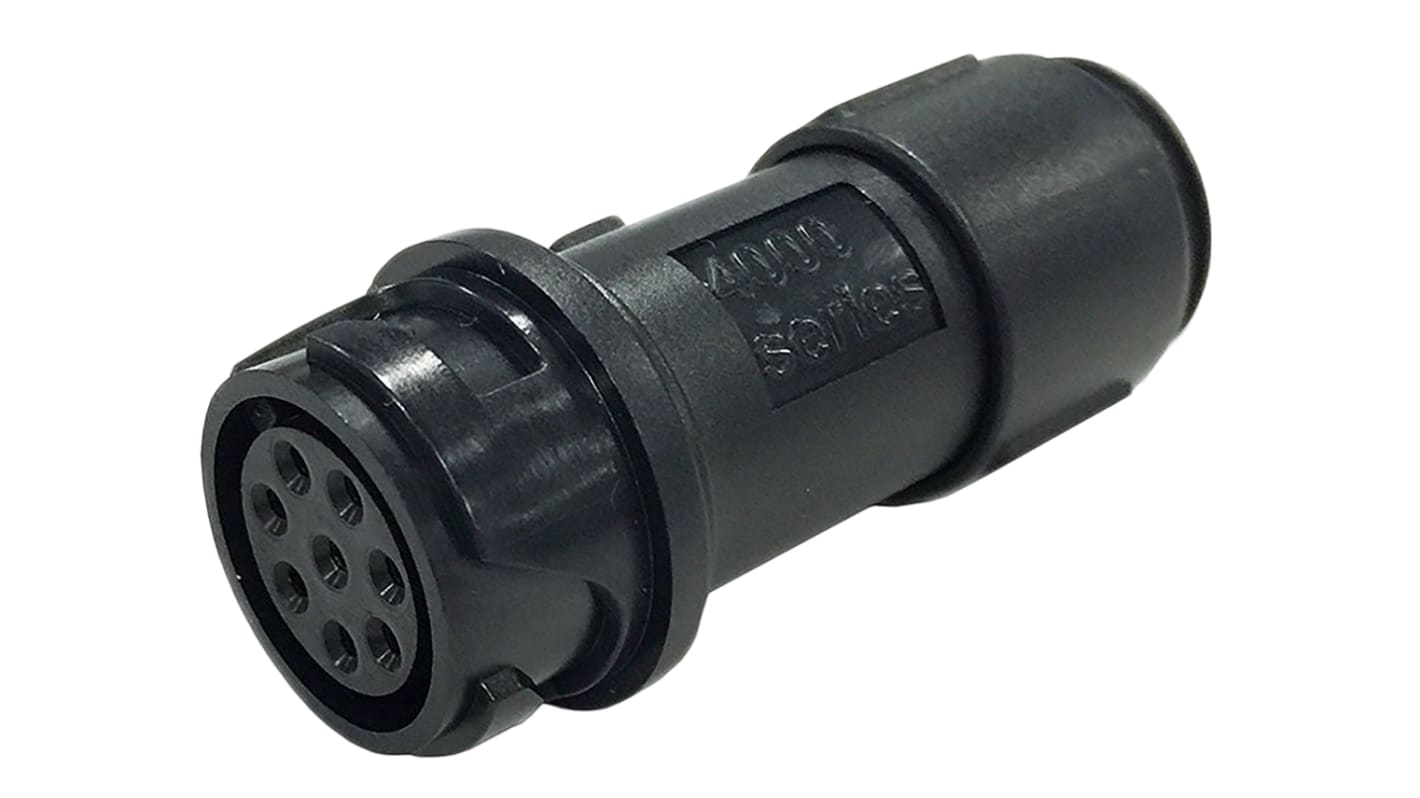 Bulgin Connector, 12 Contacts, Cable Mount, Miniature Connector, Socket, Female, IP66, IP68, IP69K, Buccaneer 4000