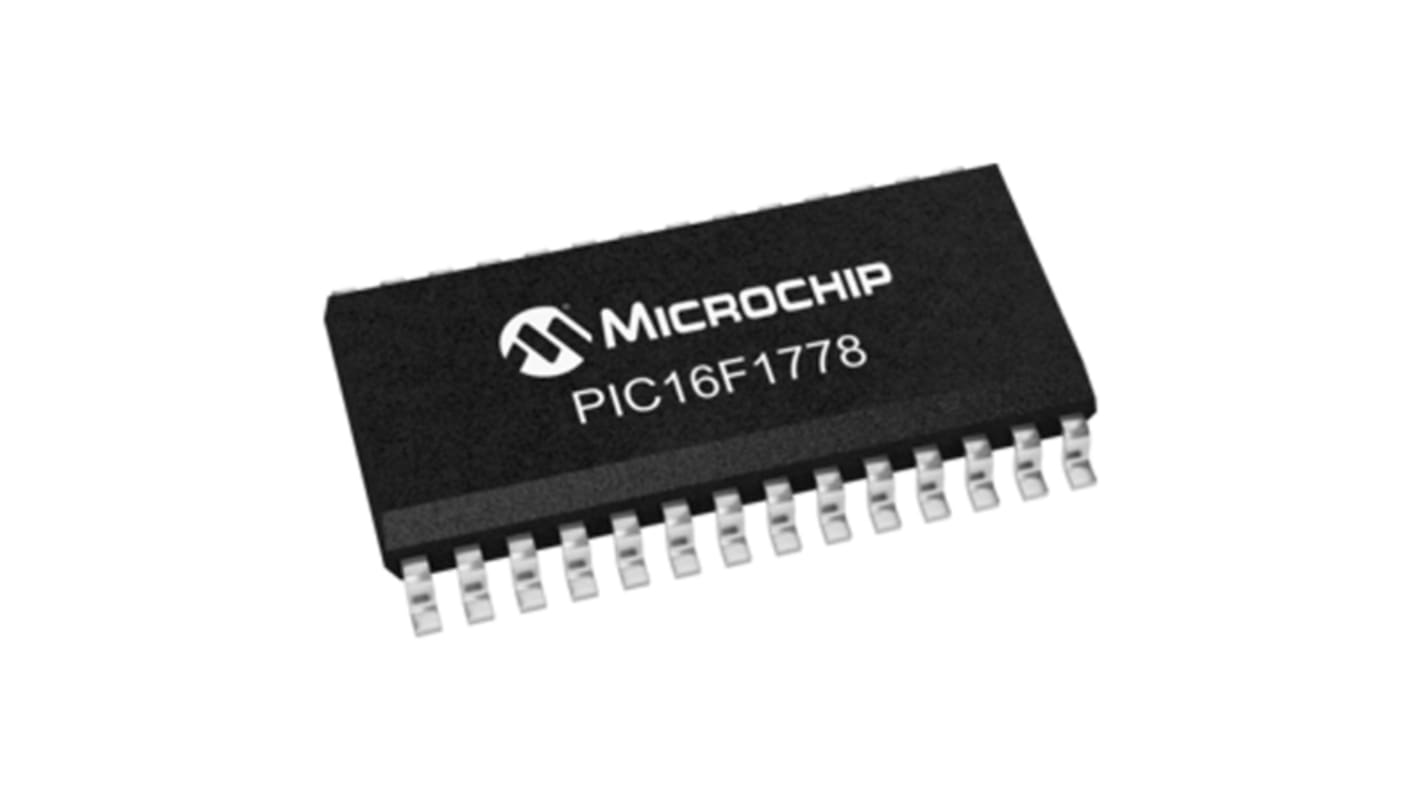Microchip マイコン, PIC, 32MHz, 28 kB, フラッシュ, 28-Pin SOIC