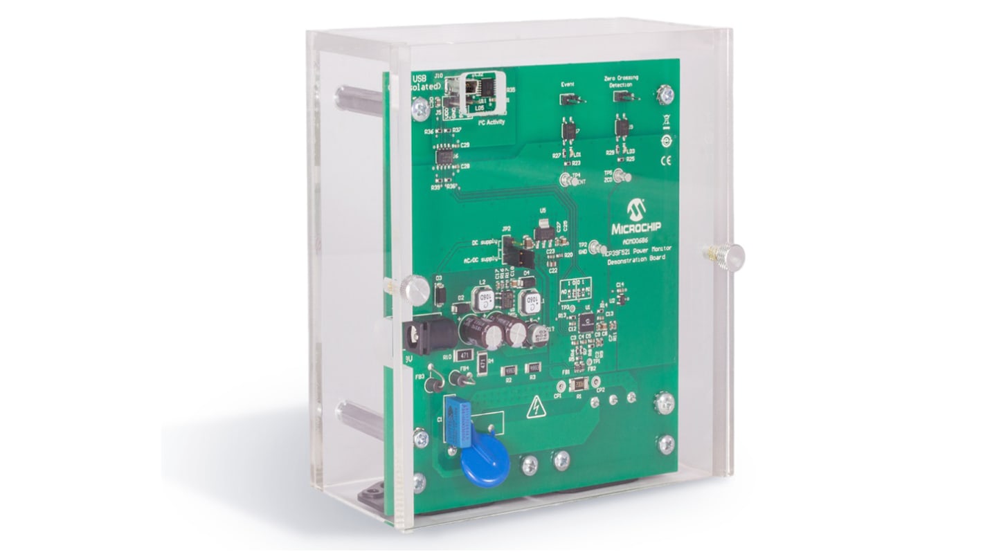 Placa de desarrollo Monitor de alimentación Microchip Demonstration Board - ADM00686