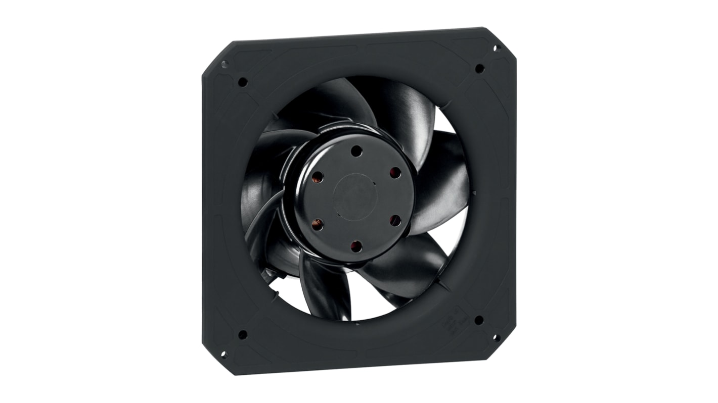 ebm-papst Axial Fan, 24 V dc, DC Operation, 1020m³/h, 95W, 4.7A Max, IP44, 225 x 225 x 80mm