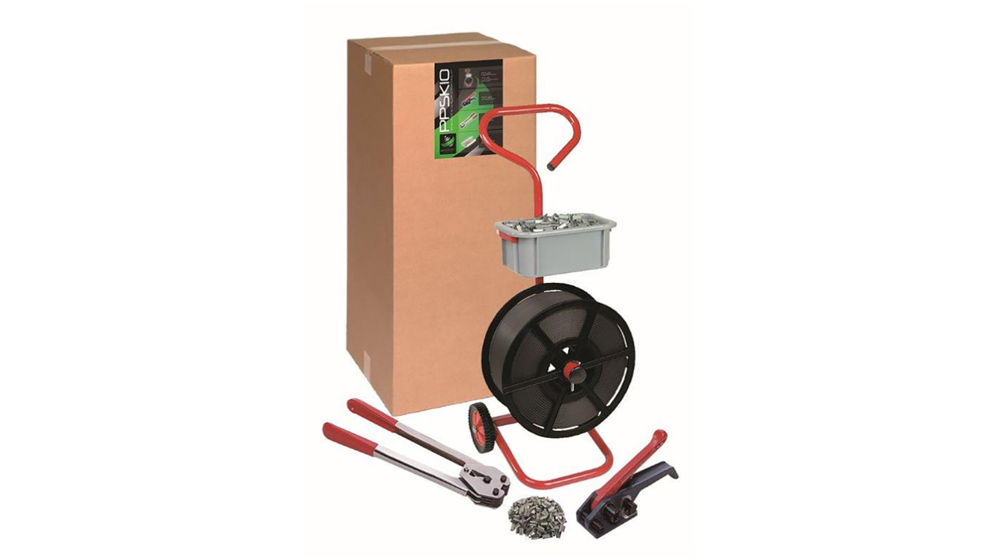 Kit di reggiatura RS PRO 300kg, 1500m Nero