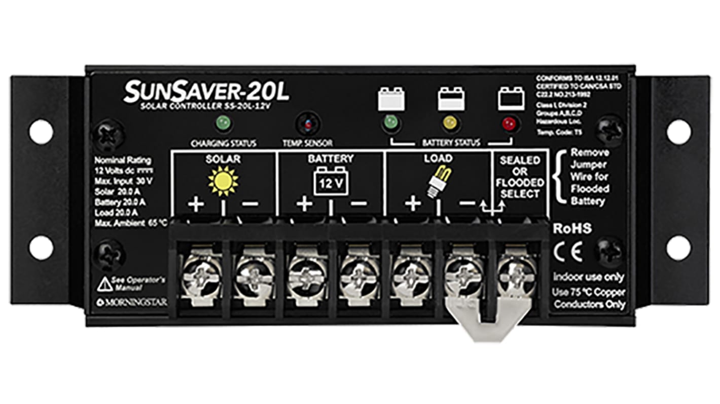 Morningstar 30 V, 60 V Solar Charge Controller