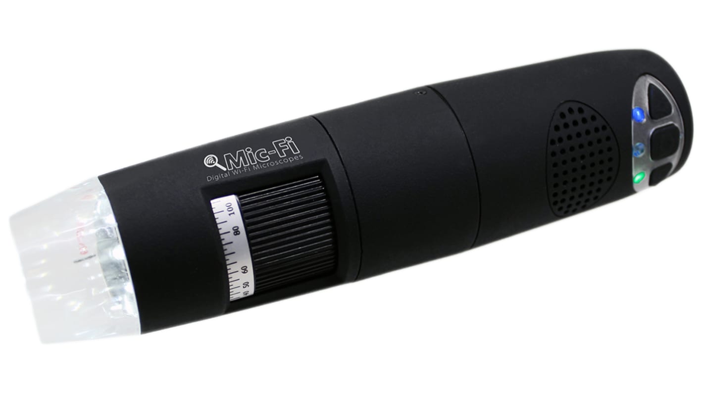 RS PRO USB Wifi Microscope, 1280 x 1024 pixels, 5 → 200X Magnification
