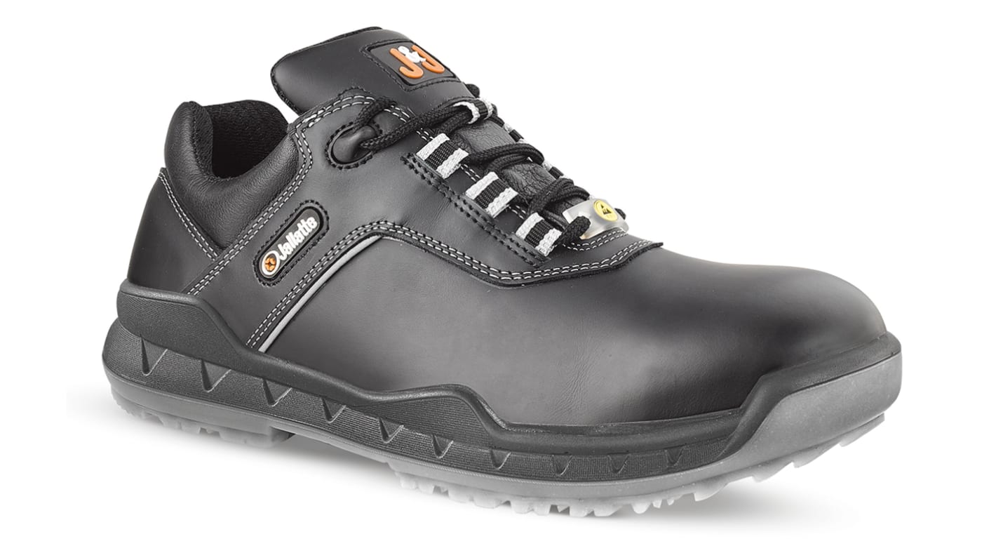 Jallatte J&J Unisex Black Polymer Toe Capped Safety Shoes, UK 10, EU 44