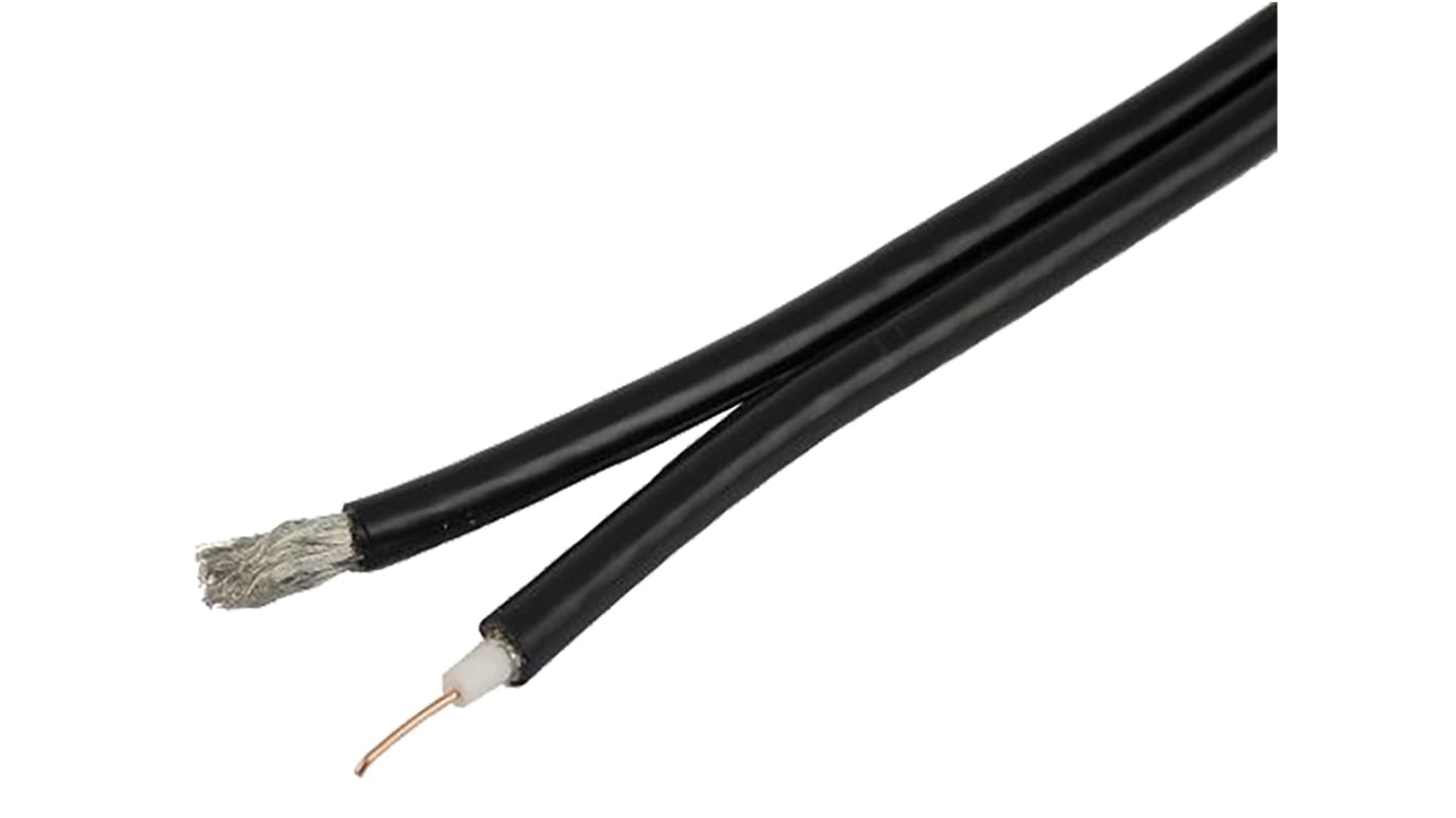 RS PRO, 250m, RG6 Coaxial, Unterminated75 Ω