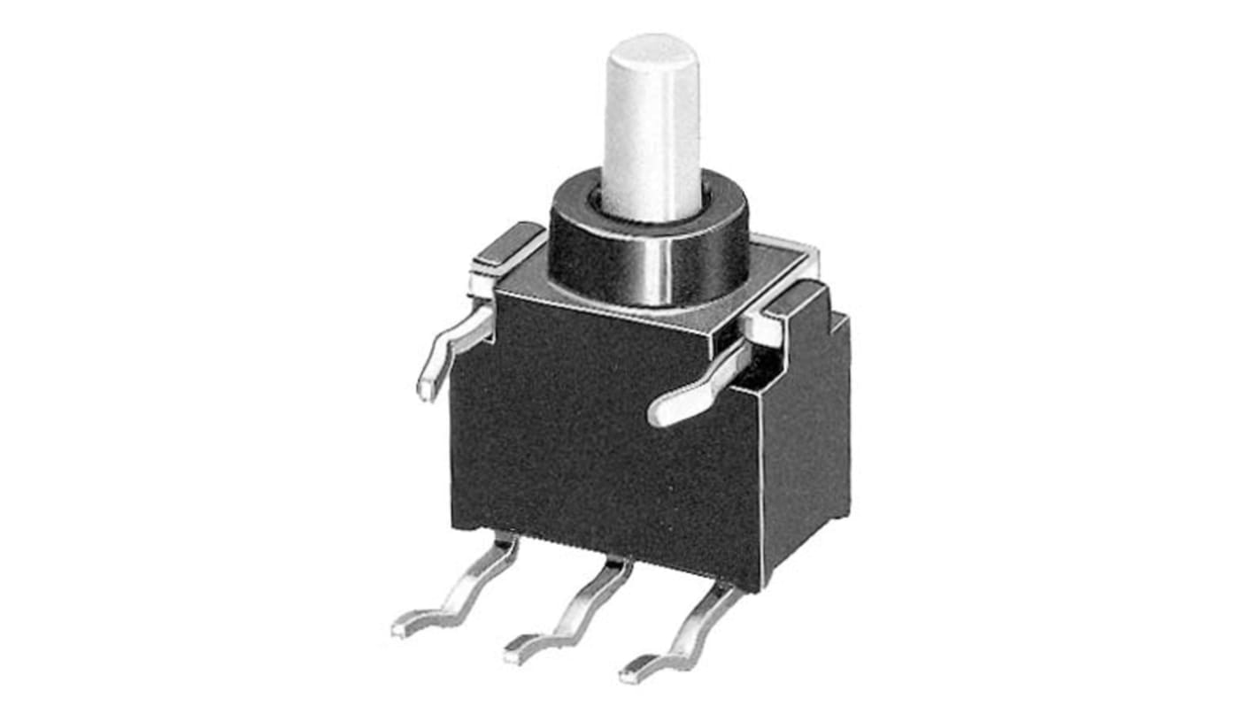 KNITTER-SWITCH Push Button Switch, Momentary, PCB, SPDT