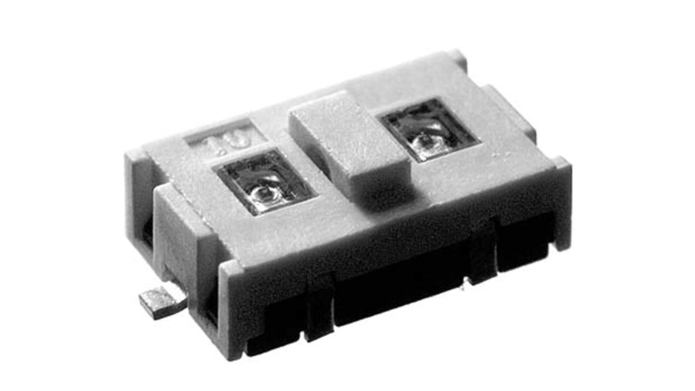 KNITTER-SWITCH Illuminated Push Button Switch, Momentary, PCB, SPST, Green, Red LED, 12V dc