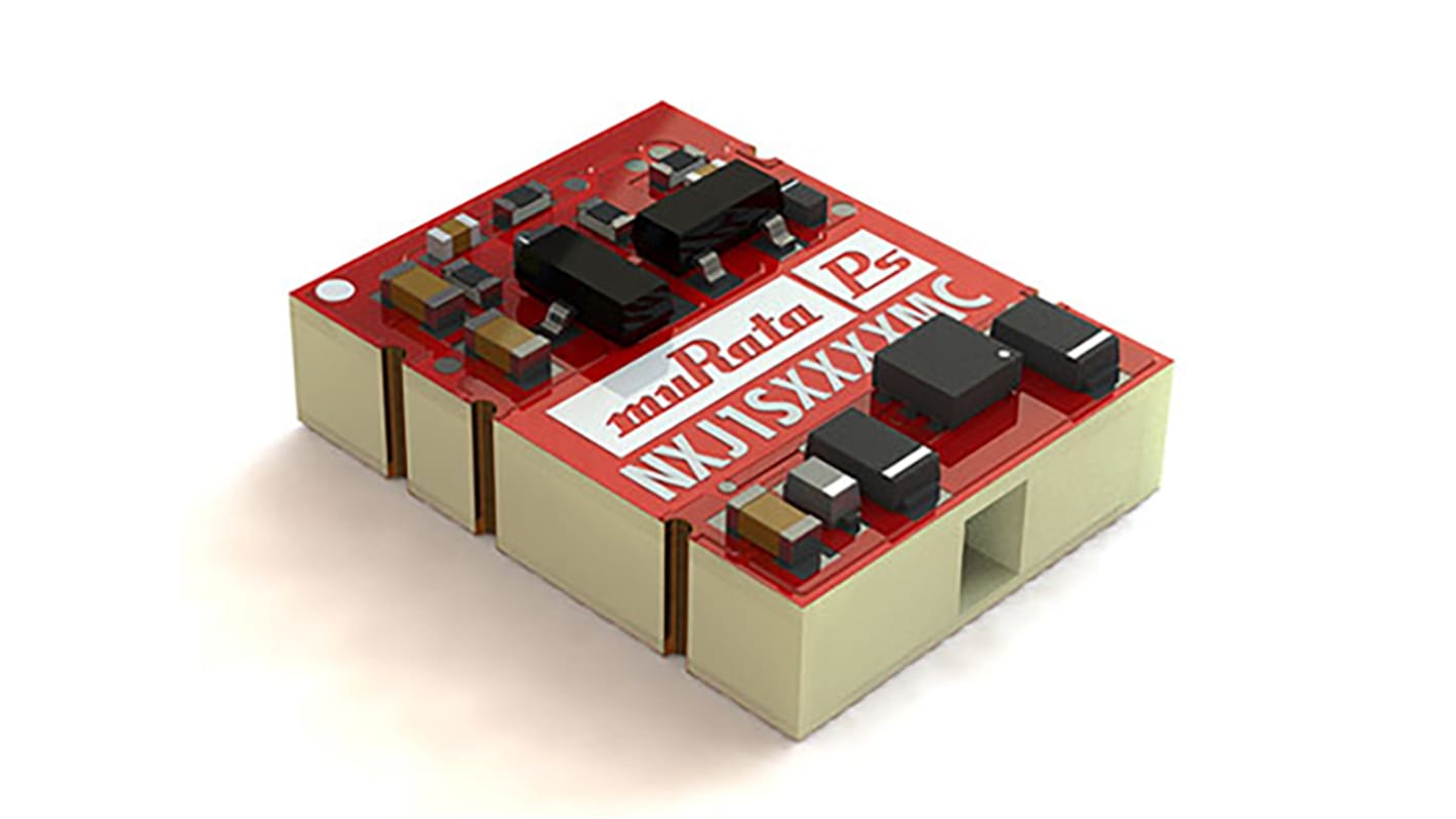 Murata Power Solutions NXJ1 DC-DC Converter, 5V dc/ 200mA Output, 2.97 → 3.63 V dc Input, 1W, Surface Mount,