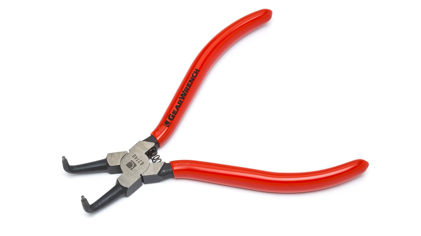 GearWrench Pliers, 7 in Overall, Bent Tip