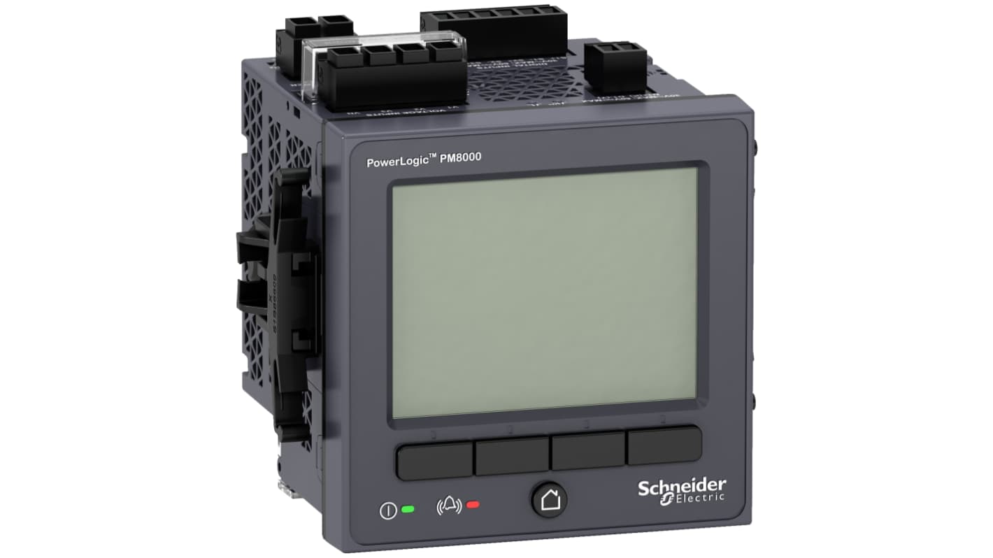Contatore di energia Schneider Electric, PM8000, 3 fasi, display LCD