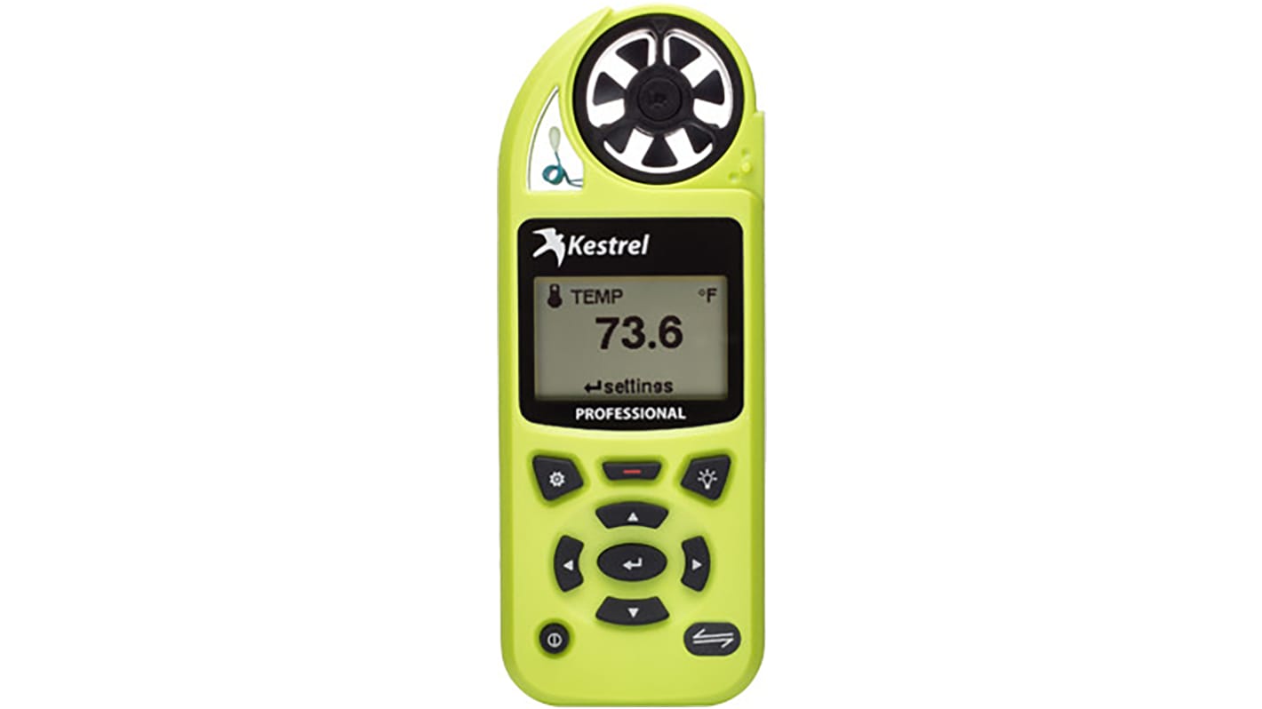 Kestrel 0852HVG Anemometer bis 40m/s +70°C max.Temp., 0.1m/s versch.Messparam., Typ Laufrad