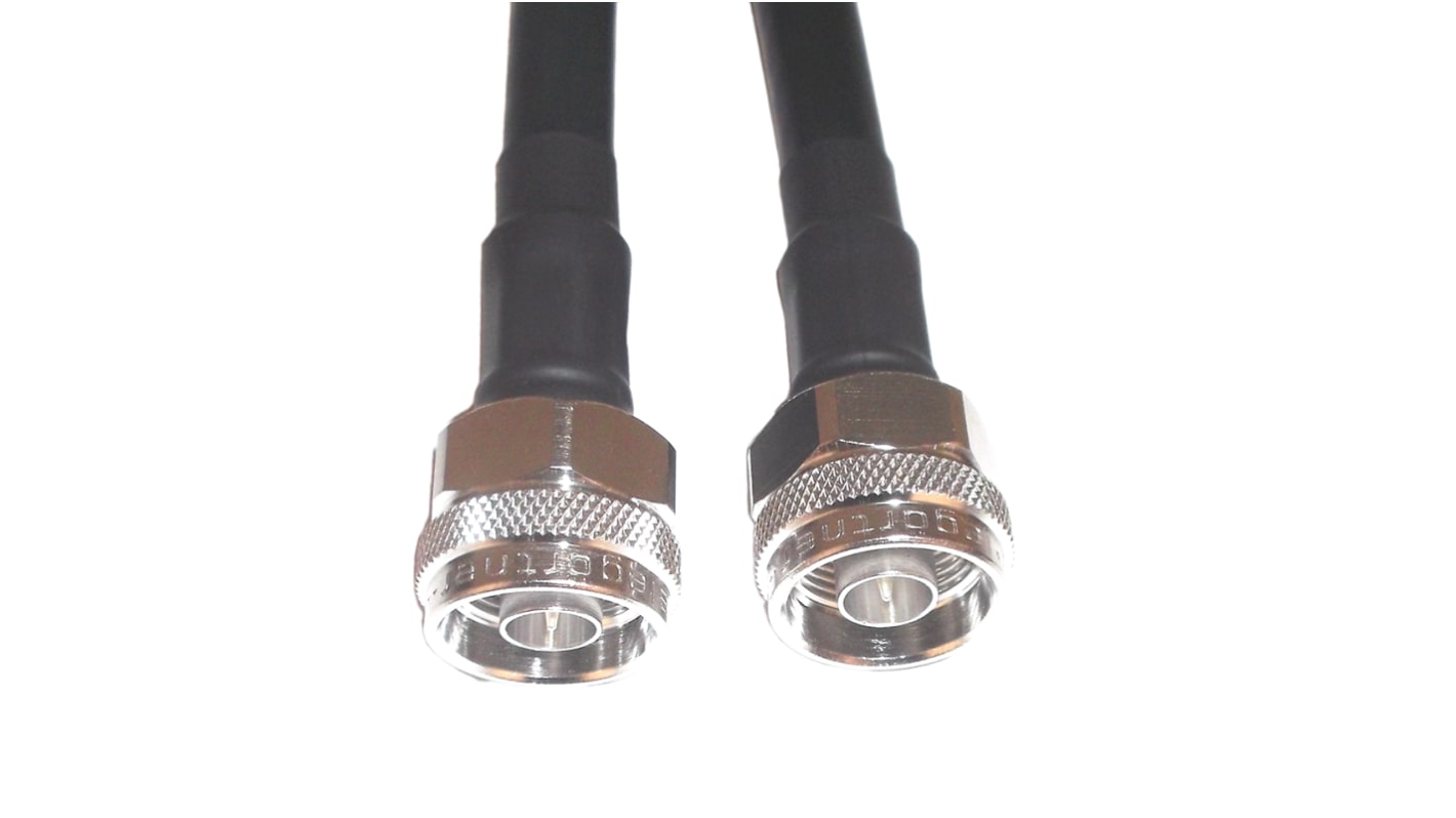 Telegartner Male N Type to Male N Type, 1m, RG214 Coaxial, Terminated50 Ω