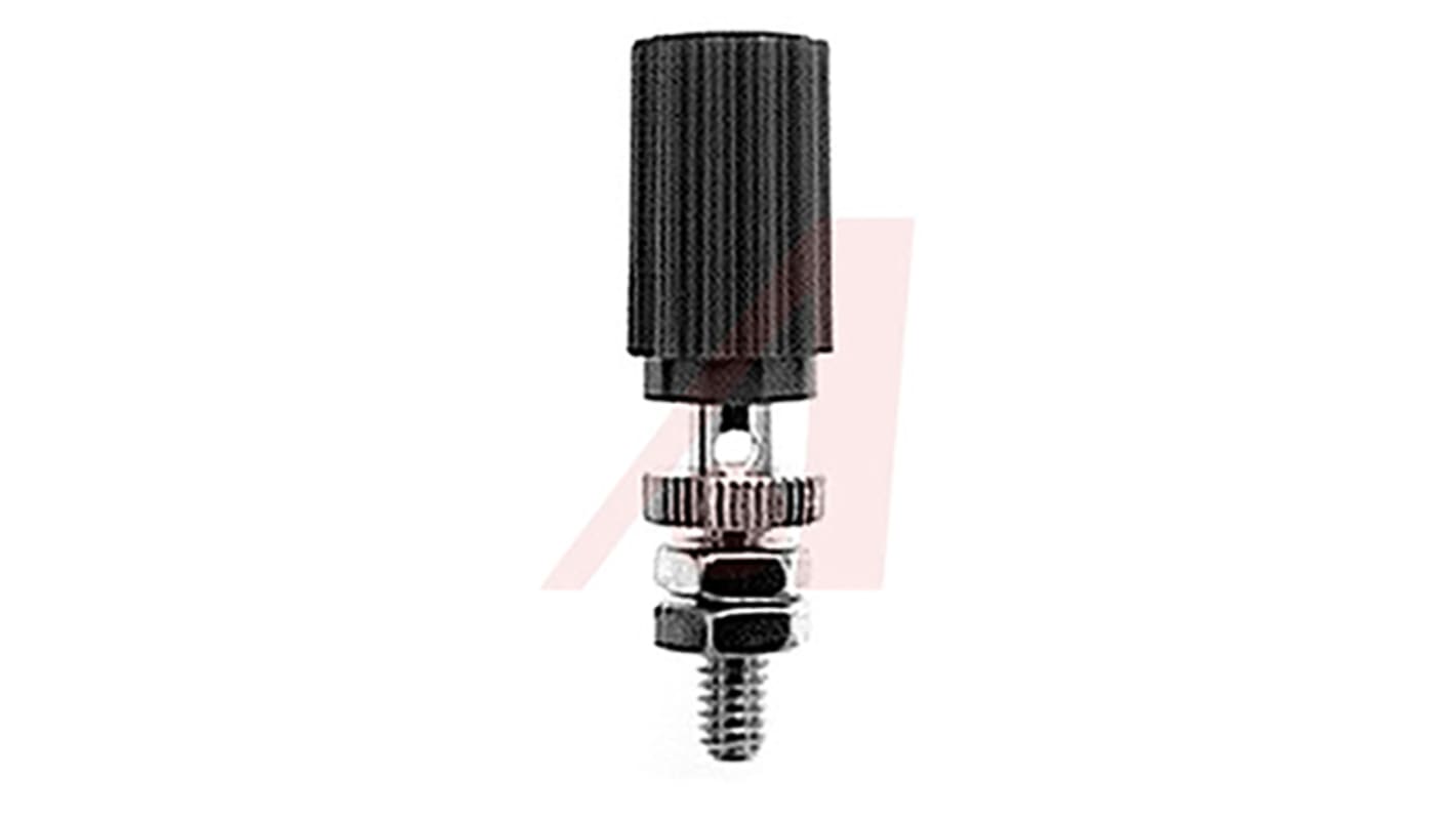 Abbatron 15A, Black Binding Post With Brass Contacts and Nickel Plated