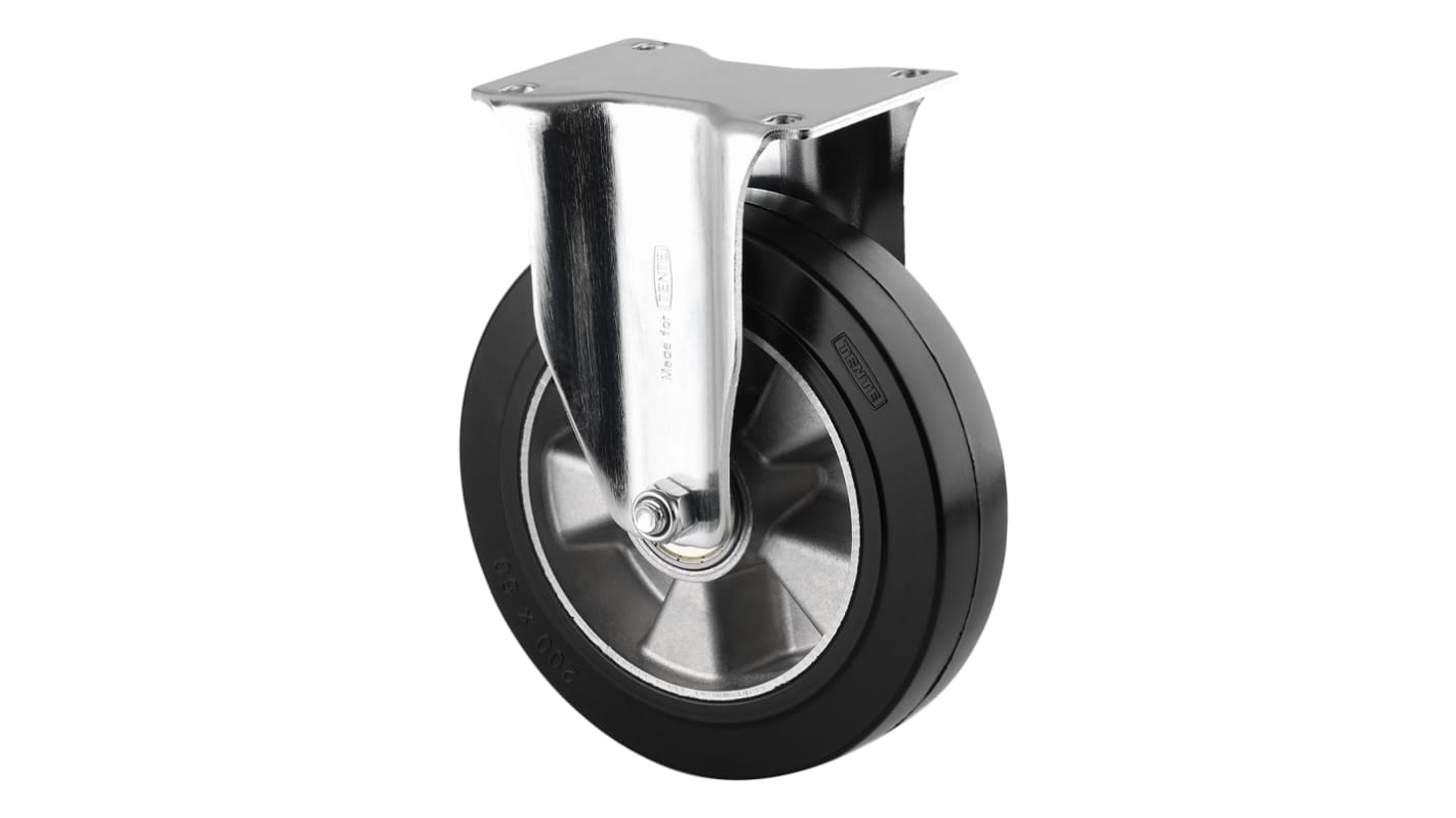 Tente Fixed Castor Wheel, 600kg Capacity, 200mm Wheel