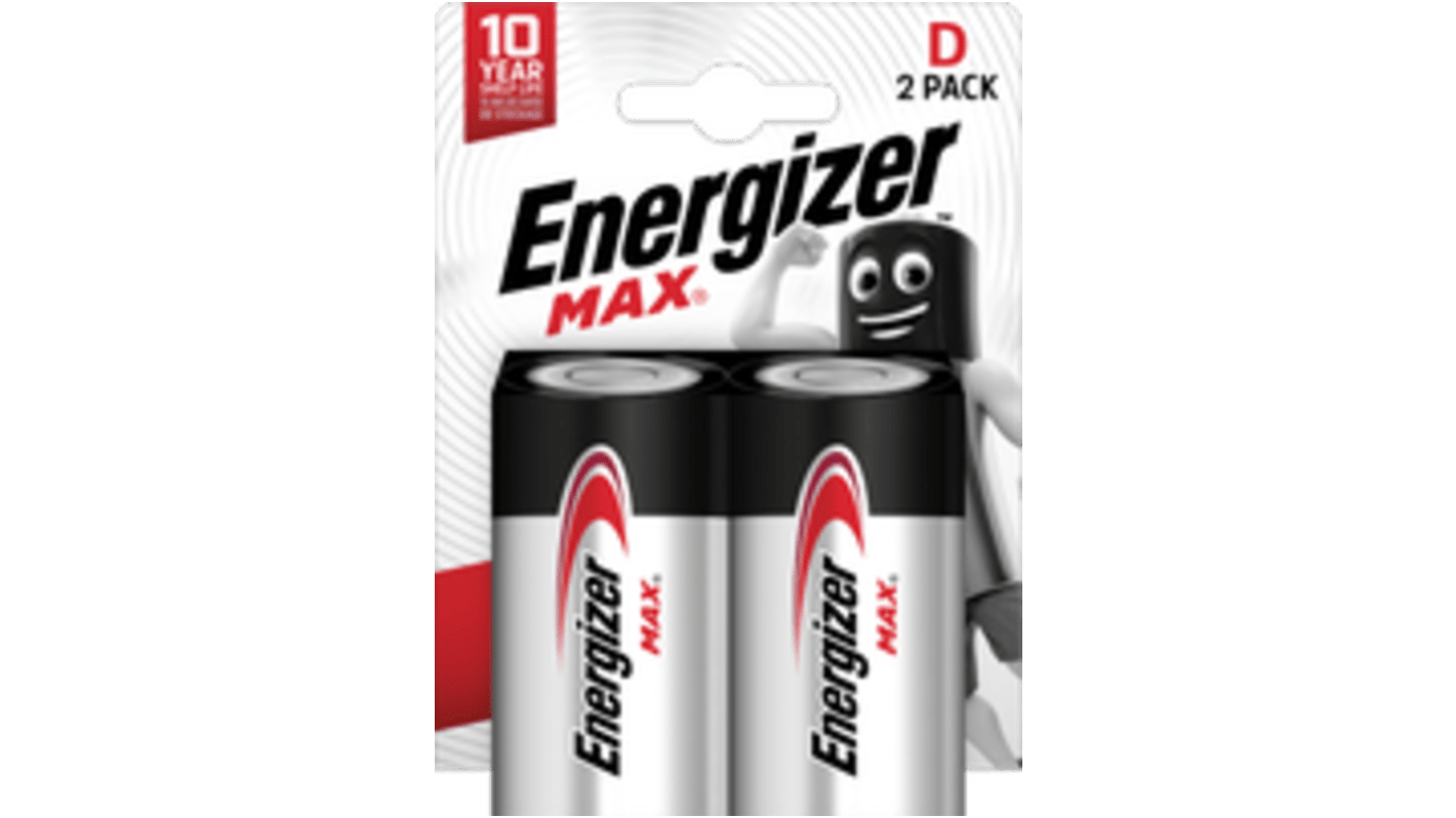 Energizer Energizer MAX 1.5V Alkaline D Batteries
