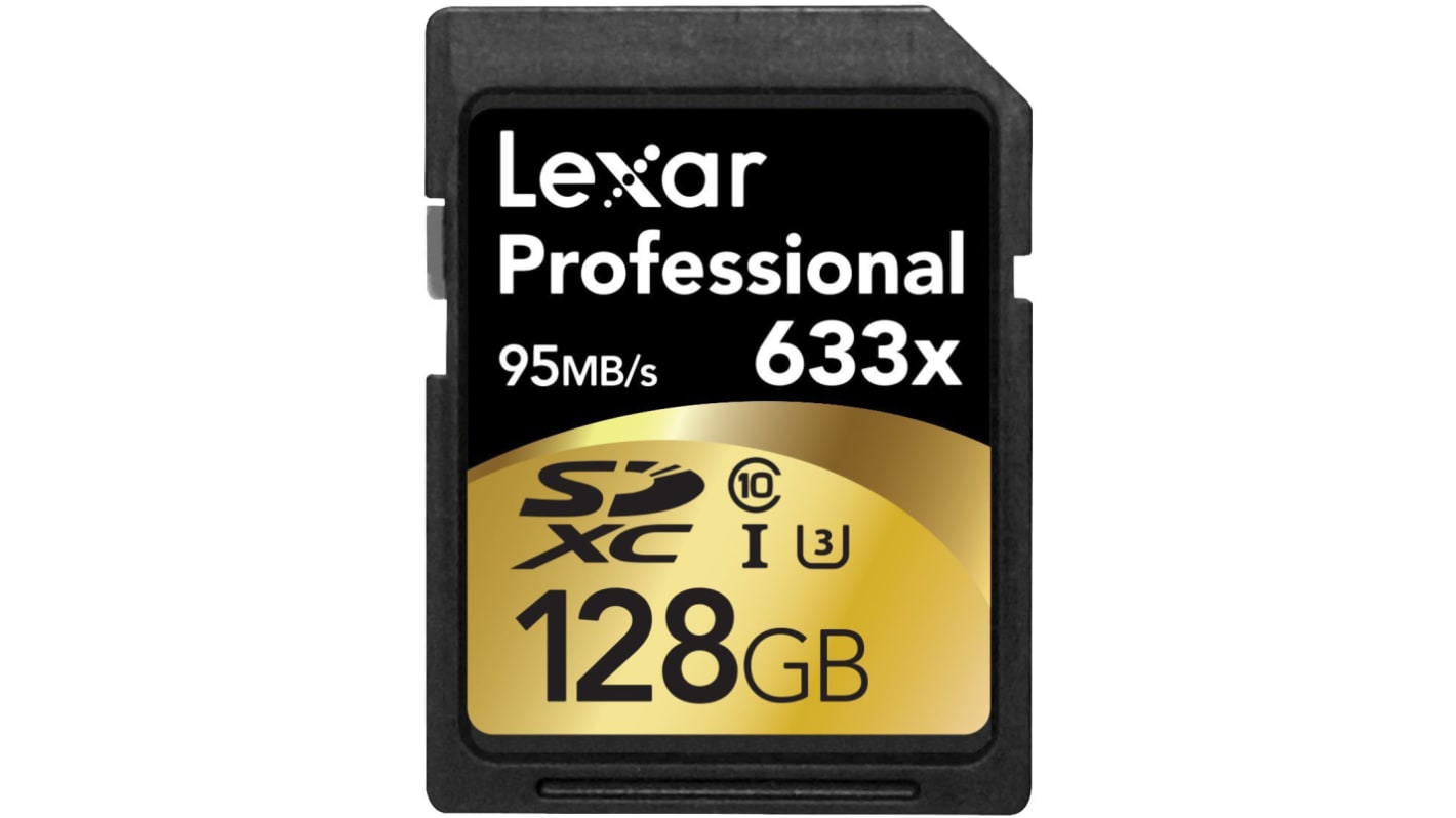 Lexar SDカードSDXC,容量：128 GB SLCLSD128CBEU633 | RS