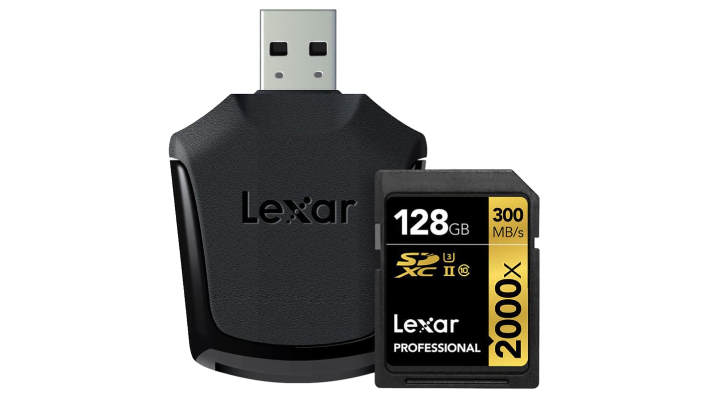 Lexar 128 GB SDXC SD Card, Class 10