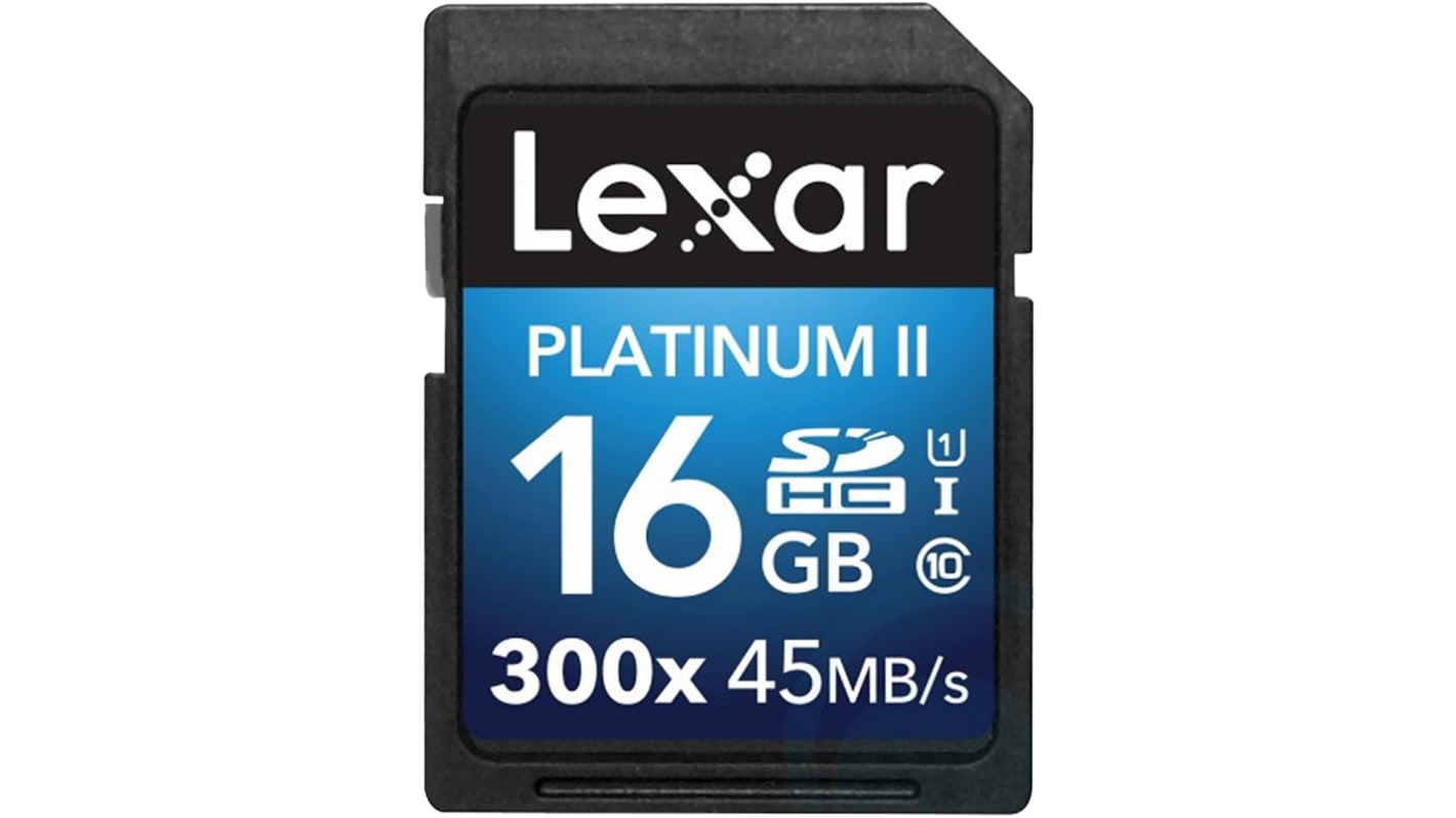 Lexar 16 GB SDHC SD Card, Class 10