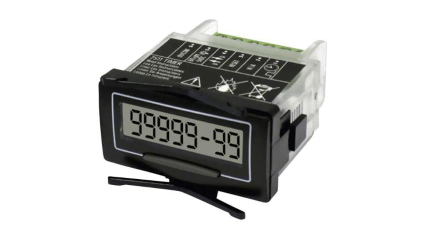 Trumeter 7511 Timer, 8 Digit LCD, 10 → 240 V ac, 5 → 110 V dc