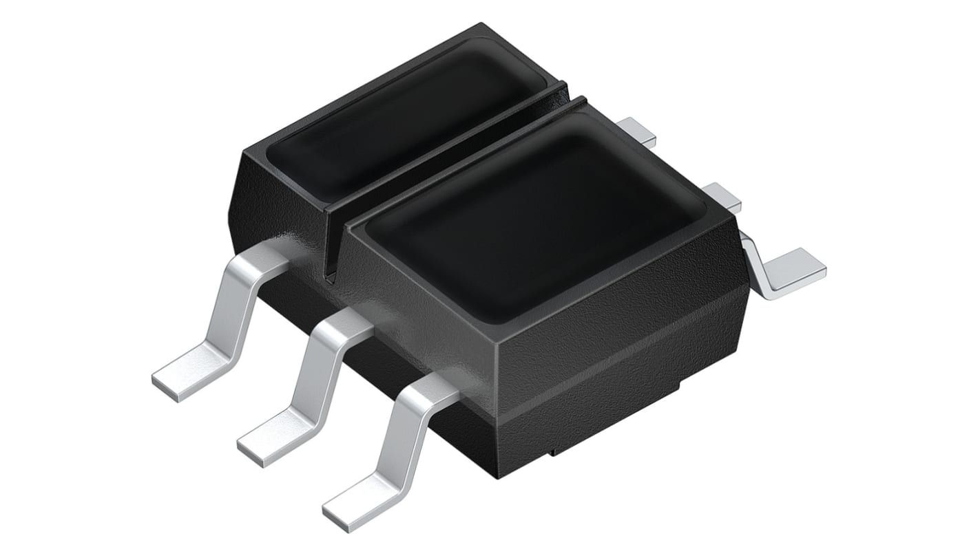 OSRAM Reflexionslichtschranke 1 → 5mm Peak Abstand Phototransistor-Ausgang 30μs, 6-Pin 4.2 x 3.4 x 2.1mm SMD