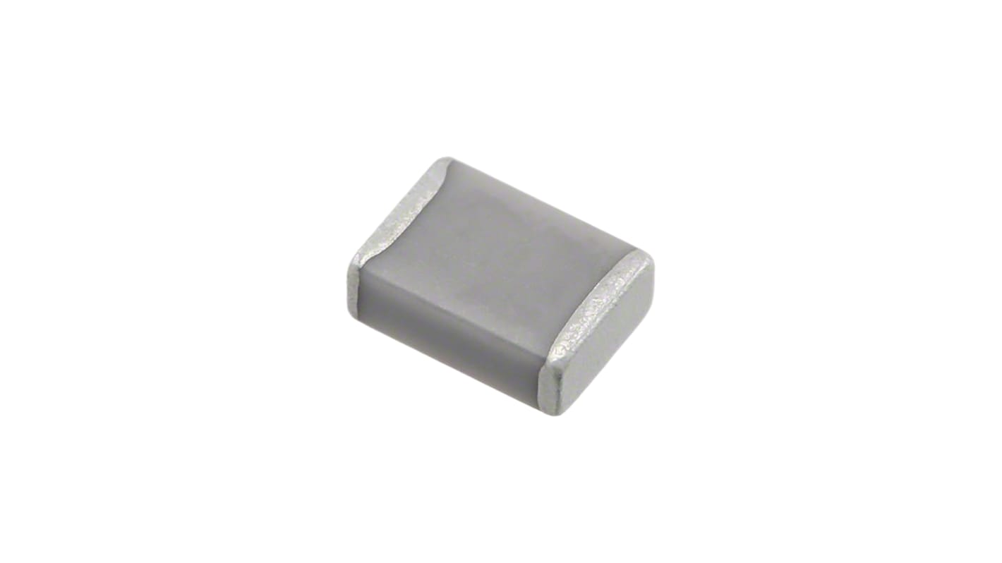 TDK X7T贴片MLCC, 220nF, 1812 (4532M), 630V 直流, ±10%容差, 最高+125°C, 4.5 x 3.2 x 2mm, CGA系列