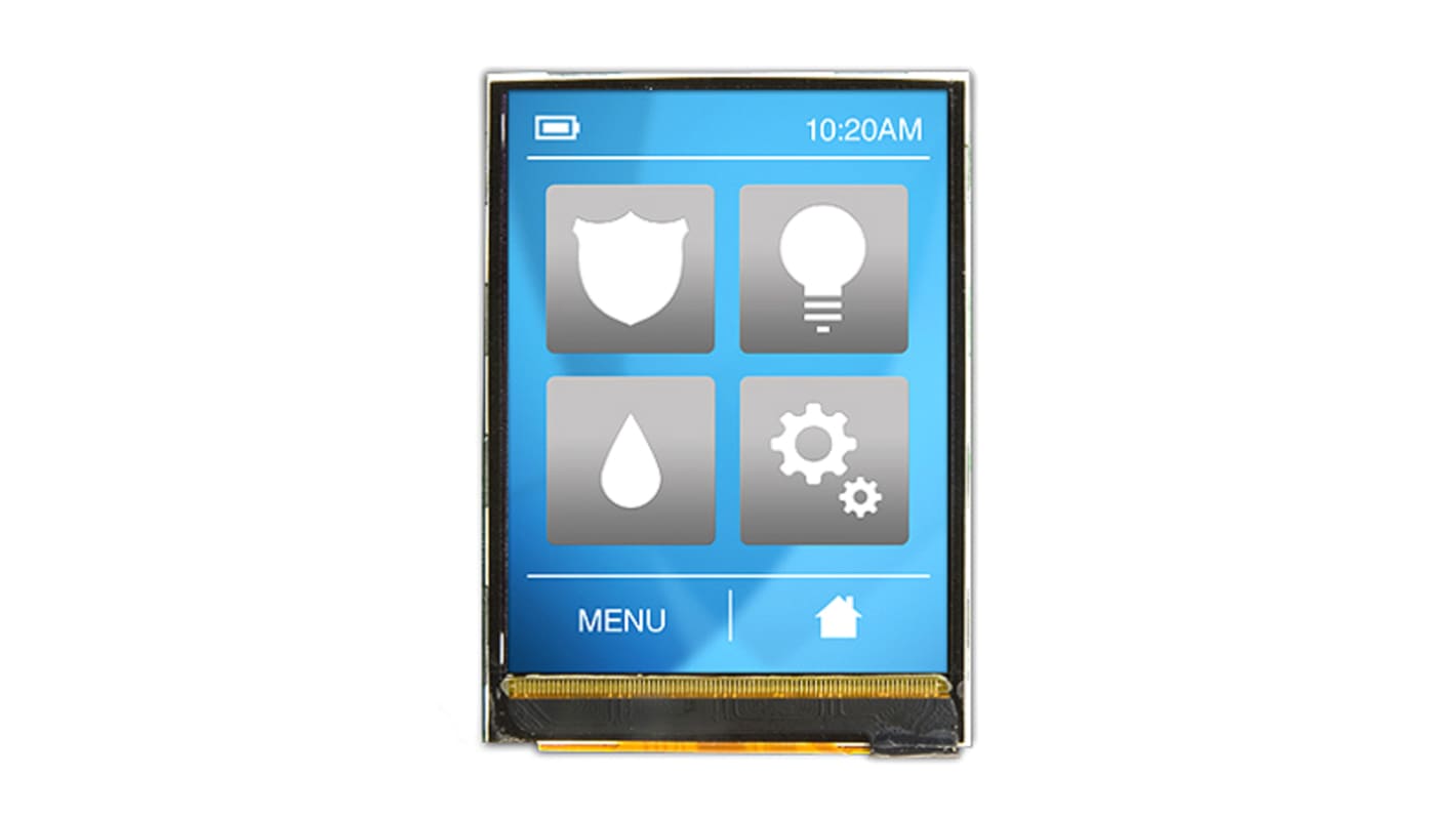 Display LCD a colori Displaytech, 2.8poll, interfaccia I2C, 320 x 240pixels, touchscreen