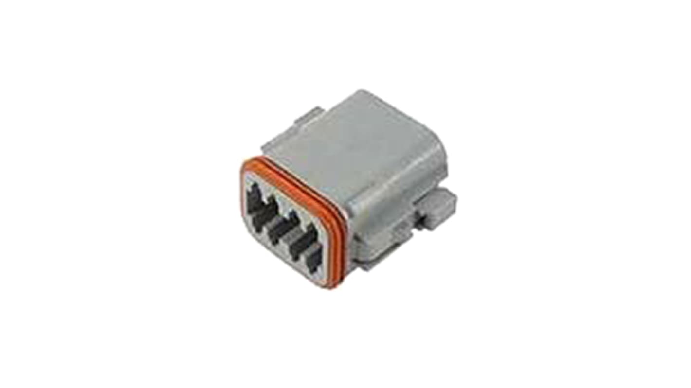 Deutsch, DT Automotive Connector Plug Grey 8 Way DT06-08SA