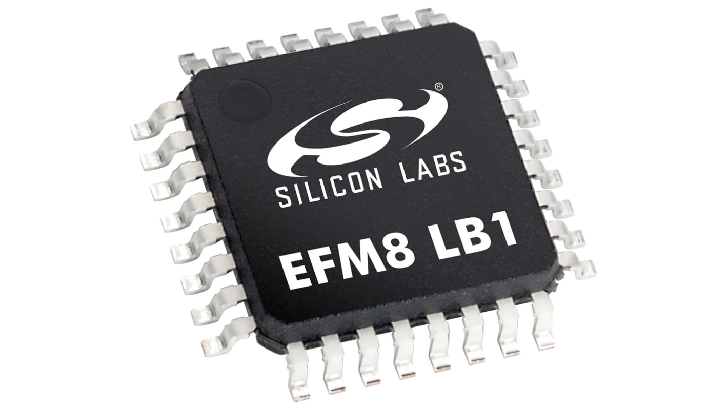 Silicon Labs, 8bit CIP-51, EFM8LB1 Microcontroller, 72MHz, 16 kB Flash, 32-Pin QFP
