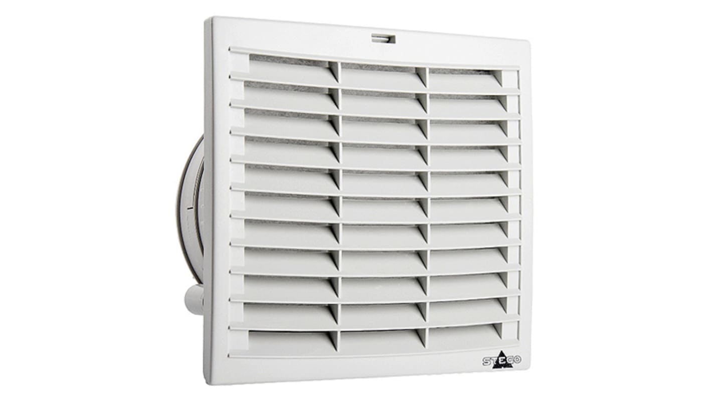 STEGO Filter Fan Plus FPI Series Fan Filter for 223 x 223mm Fans, Synthetic Mesh Filter, 257 x 257mm