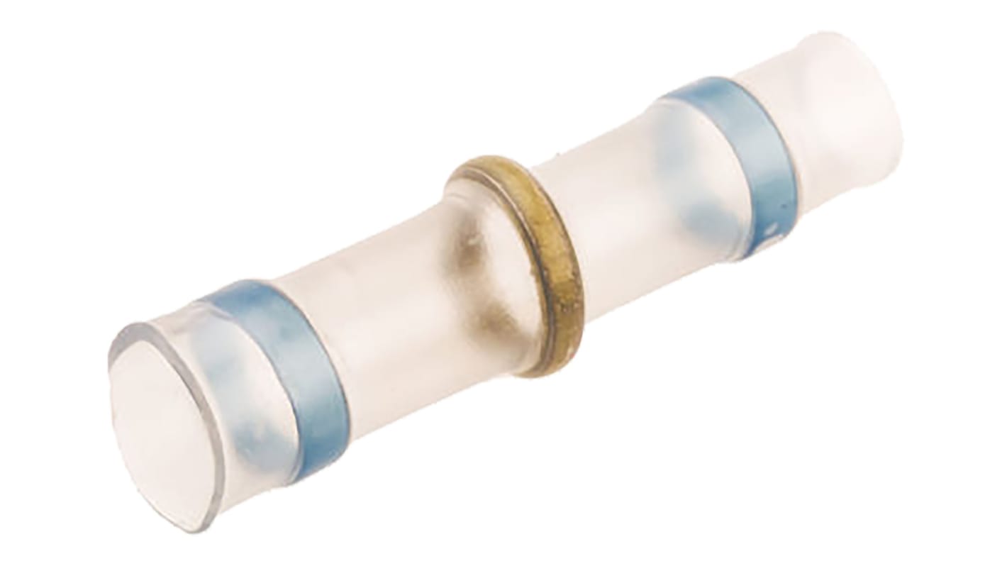 TE Connectivity Transparent Polyolefin Solder Sleeve 18.5mm Length 1 → 3mm Cable Diameter