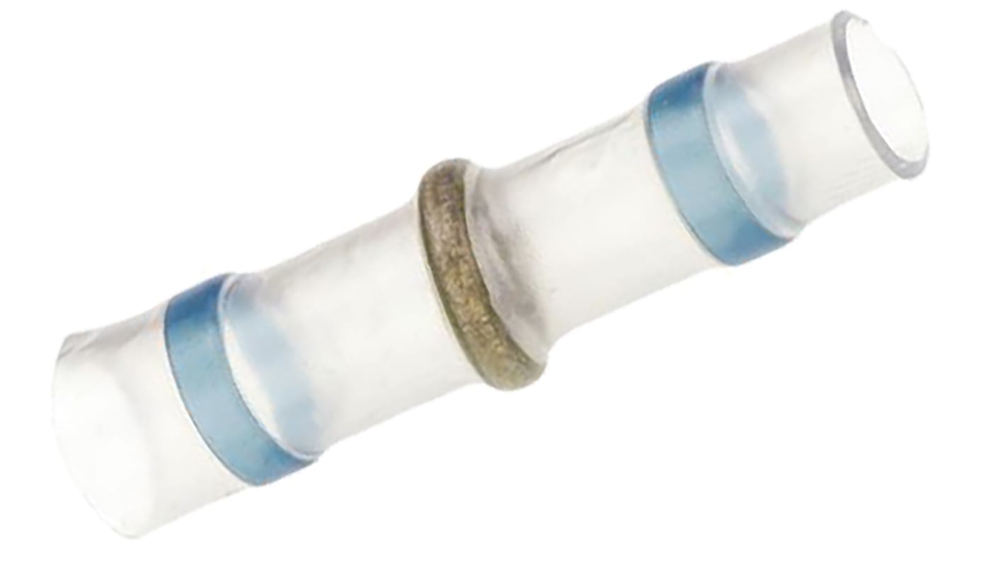 Łącznik lutowany, dł. 18.5mm, Ø kabla 1.5 → 4.8mm, kolor: Przezroczysty, materiał: Poliolefina, TE Connectivity
