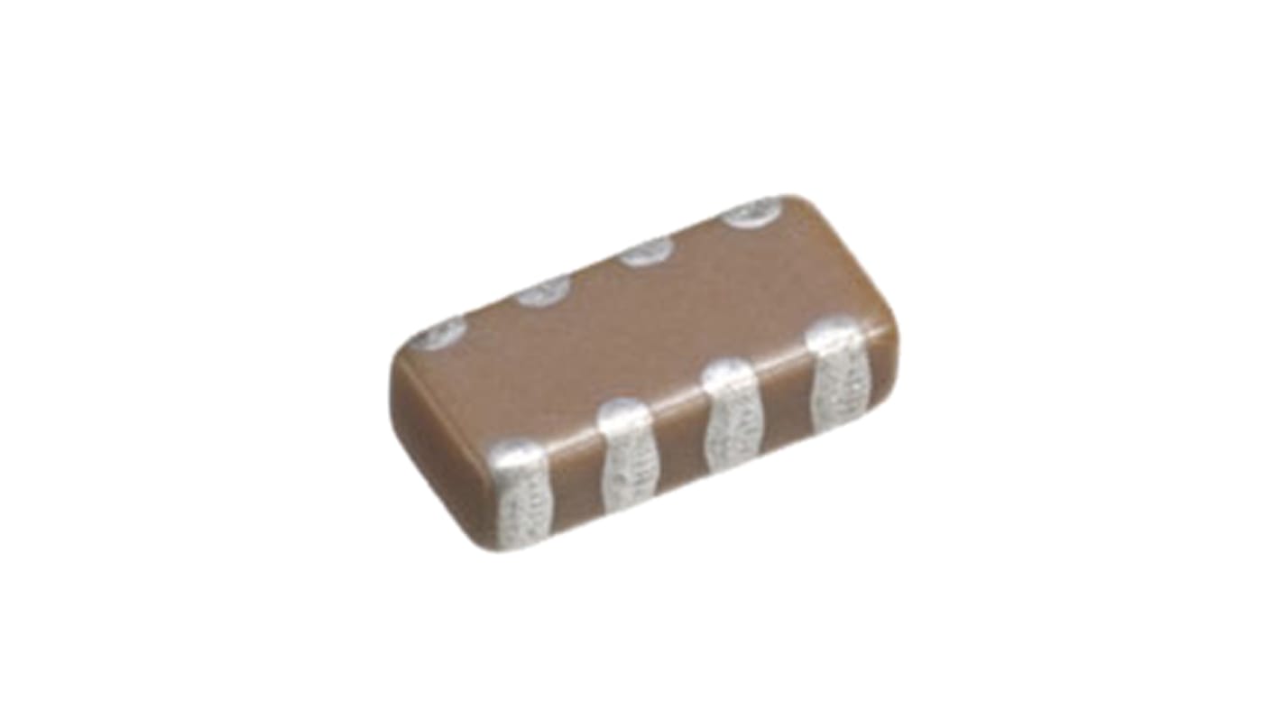 TDK Capacitor Array 22pF 50V dc ±10% 4-way C0G Dielectric , 0805 (2012M), CKC, Surface Mount