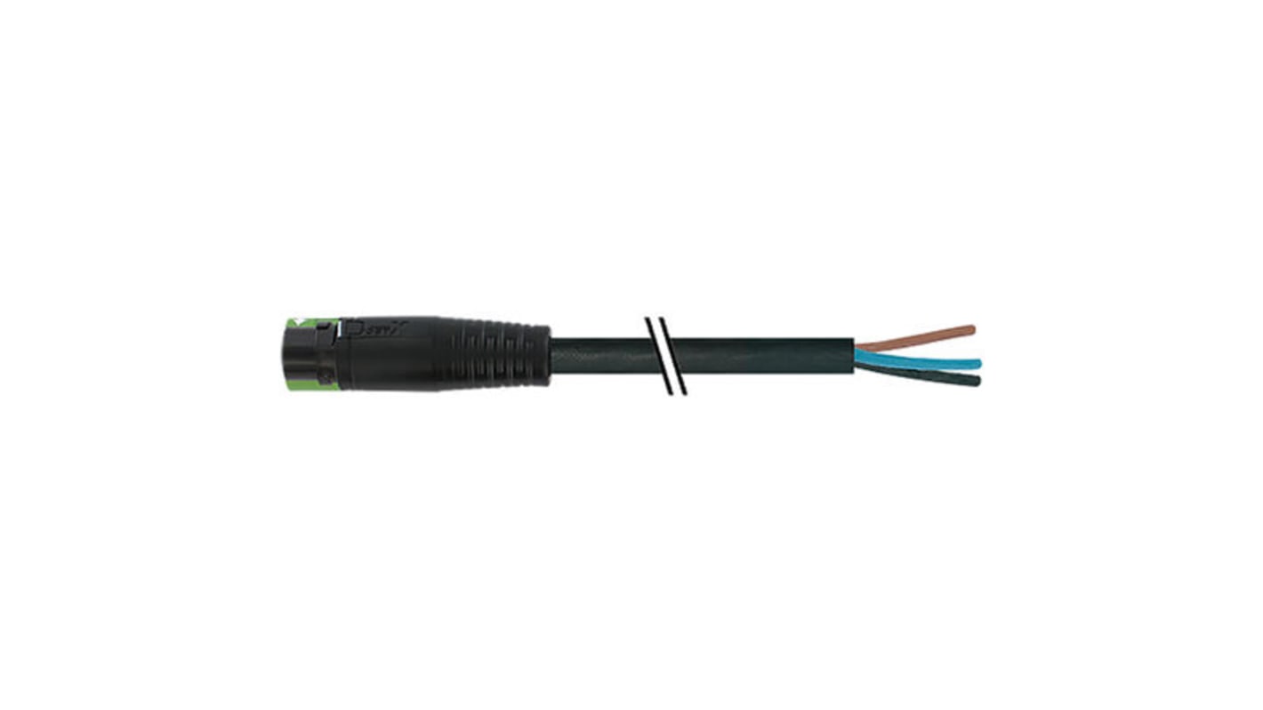 Murrelektronik Limited Straight Male 6 way MQ15-X-Power to Unterminated Sensor Actuator Cable, 2m