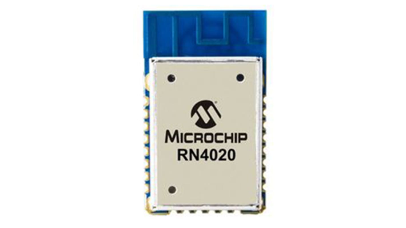 Microchip 4.1蓝牙芯片, 支持MCU、RN42、串行、UART AIO, I2C, PIO, SPI接口, 接收器-92.5dBm, 最大输出7.5dBm