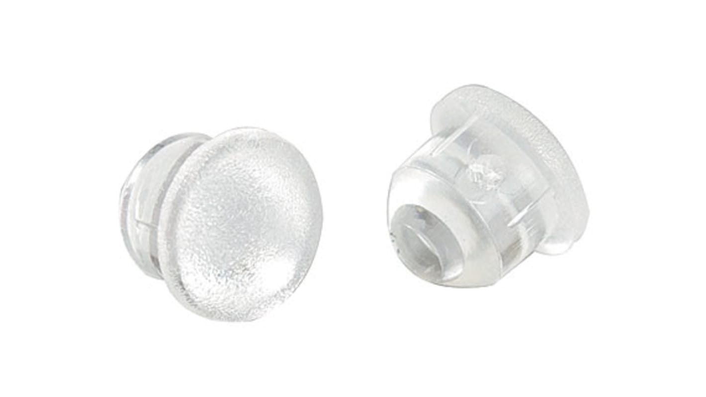 PLW5-8MM Bivar, Panel Mount LED Light Pipe, Clear Round Lens