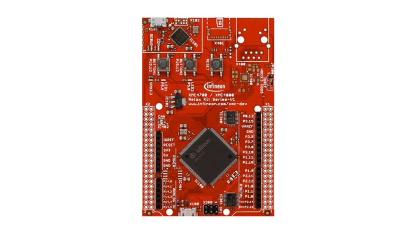Kit de evaluación Relax Kit for 5V Shields de Infineon, con núcleo ARM Cortex M4