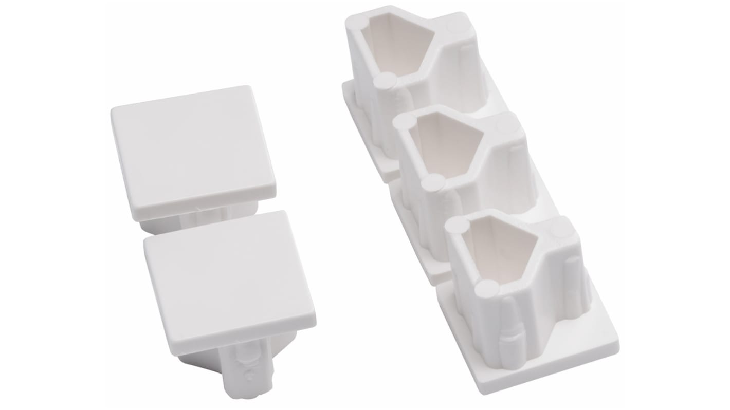 RS PRO Kabelkanal tilbehør Endestykke 16 x 16mm