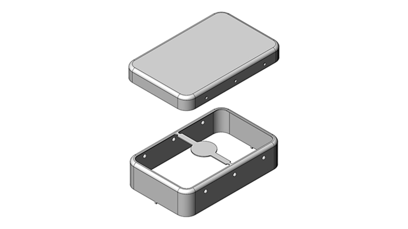 Masach Tech Tin Plated Steel PCB Enclosure, 41.5 x 26.5 x 9.5mm